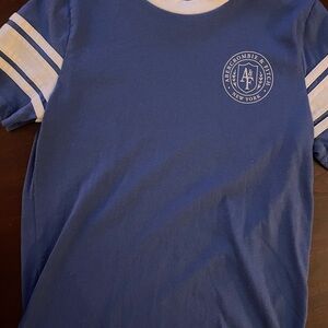 Abercrombie Kids Blue Short Sleeve Tee with Sporty Stripes